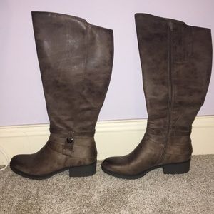 Tall Brown Riding Boots